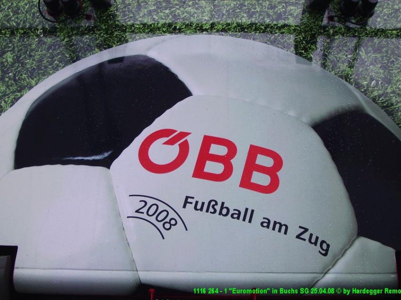 Detail des Euromotion-Taurus 1116 264-1
Buchs SG 25.04.08