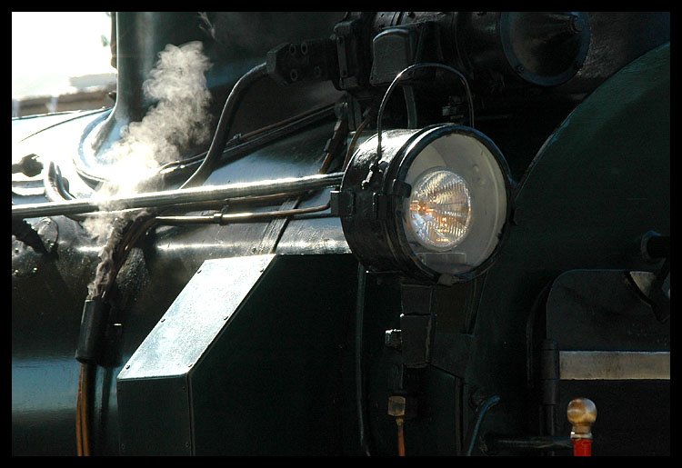 Detail der GKB Lok 671 (BJ 1860).