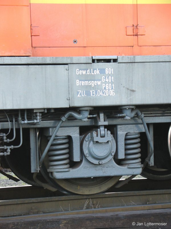 Detailaufnahme der Werkslok Henschel DHG 700 des Volkswagenwerkes Braunschweig. Am 15.12.2006