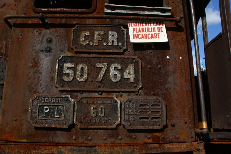 Detailaufname der ehemaligen Preu�ische G 10 (BR 57) am 12.09.09 im ehemaligen BW Falkenberg oberer Bahnhof. Die Sammlung ist nur an wenigen Wochenenden im Jahr zug�nglich, hier soll aber in naher Zukunft ein Eisenbahnmuseum entstehen.