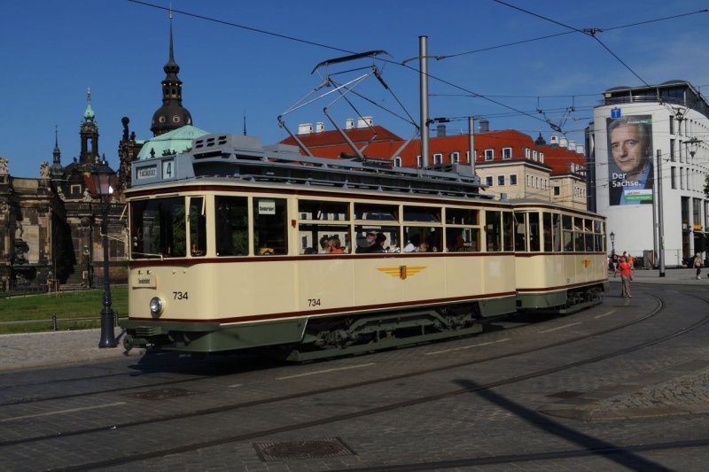 Deutschland - Dresden - Postplatz 
TW 734, BW 1029
16.08.2009