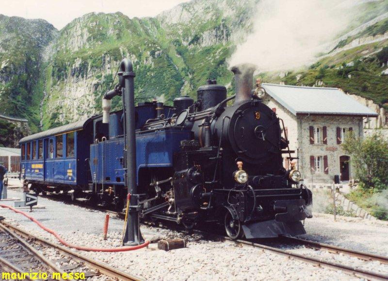 DFB - HGe 3/4 9 - Gletsch - 20.08.2001