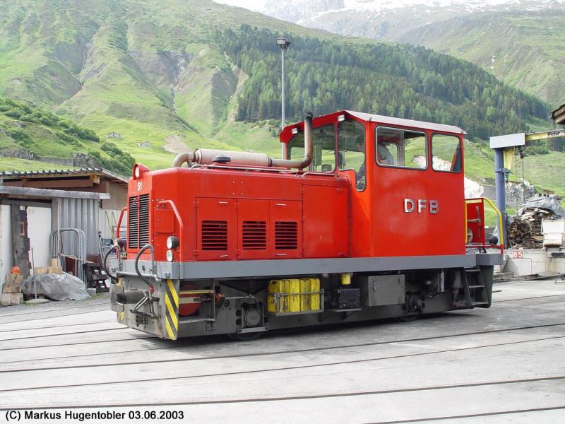 DFB HGm 51 am 03.06.2003 in Realp DFB