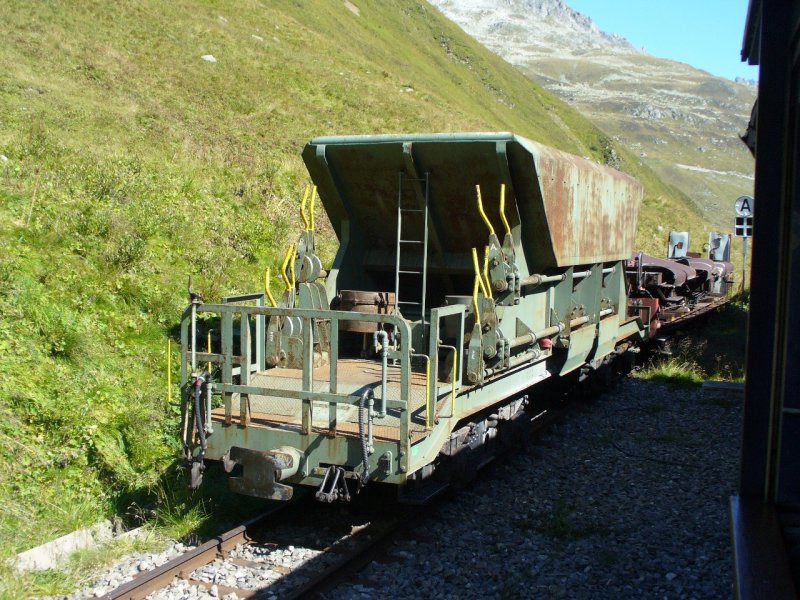 DFB - Schotterwagen Fad 4901 .. Bild vom 08.09.2007