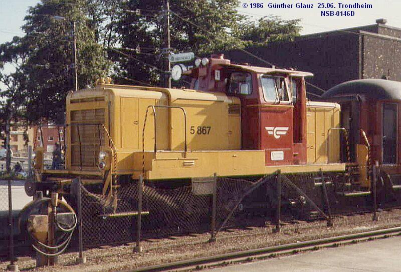 Di5.867 am 25.06.1986 in Trondheim.
