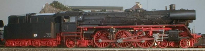 Die 03 1010 der DDR noch ohne Beschriftung...