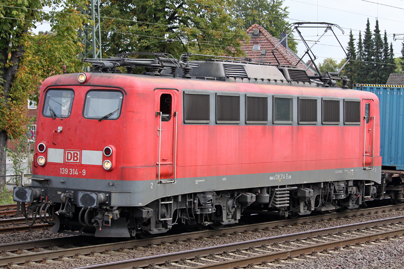 Die 139 314-9 in Bucholz , am 10,09,09