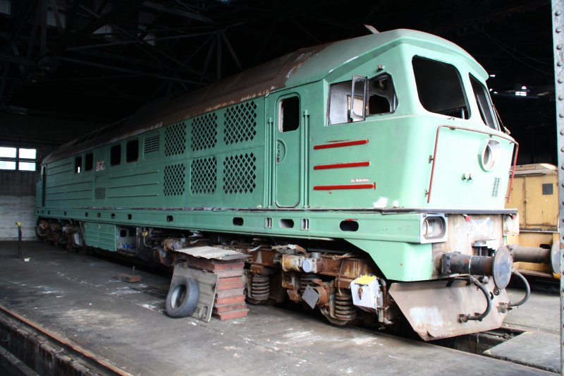 Die 231 070 war am 12.09.09 im ehemaligen BW Falkenberg oberer Bahnhof ausgestellt. Zur Zeit ist die Anlage nur an wenigen Tagen im Jahr zugnglich, hier soll aber in Zukunft ein Eisenbahnmuseum entstehen.
