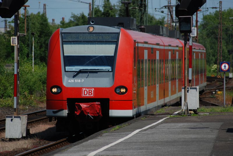 Die 426 518 am 23/05/09 im Oberhausen HBF