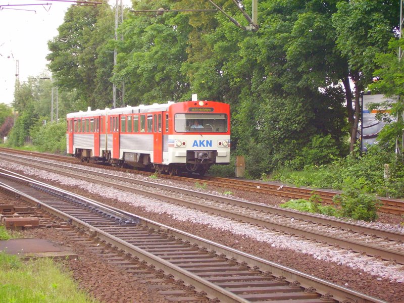 Die AKN erreicht Elmshorn. 1.06.07