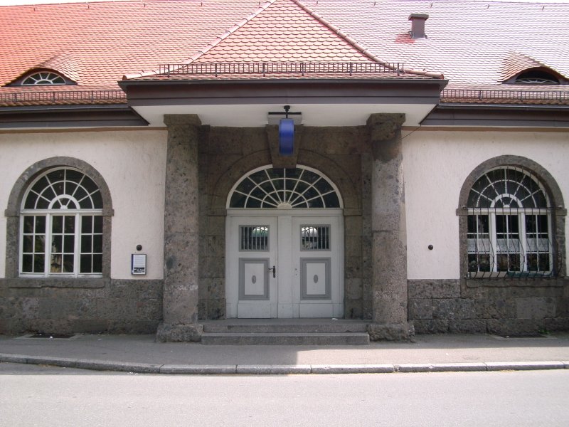 Die Bahnhofstr des Bahnhofes Breisach am 10.05.2009.