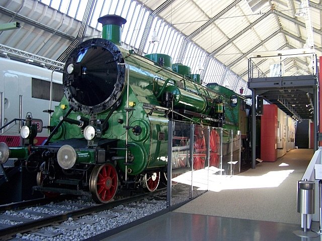 Die Bayrische S3/6 im Verkehrsmuseum M�nchen. (06.08.07)