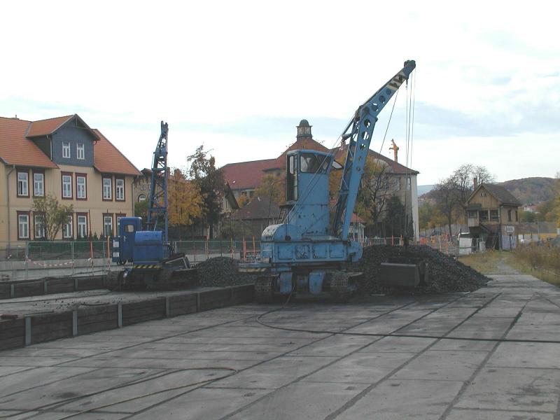 Die Bekohlung in Wernigerode. Schade, als es dann ernst wurde, waren meine Akkus leer.
