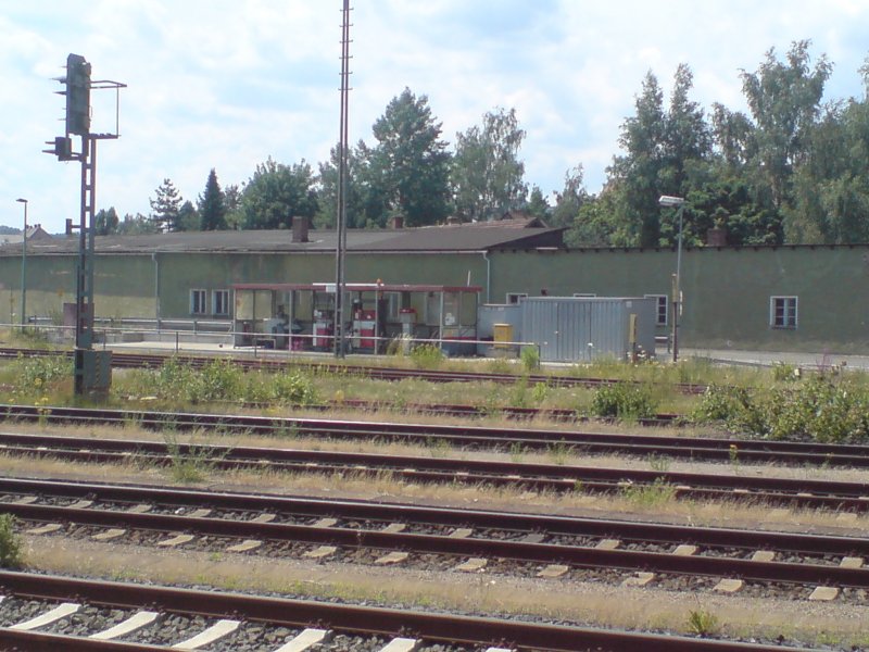 Die Betangungsanlage von Bahnhof Weiden (Oberpfalz) am 22.06.08