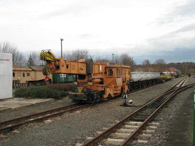 Die Braunkohlenkombinate der DDR hielten EDKs f�r 900mm Spur vor, Meuselwitz 11.11.08
