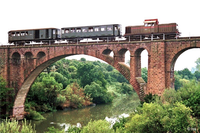 Die Brcke ber den Riu Coghinas zwischen Prfugas und Bortigiadas (11. September 1989)