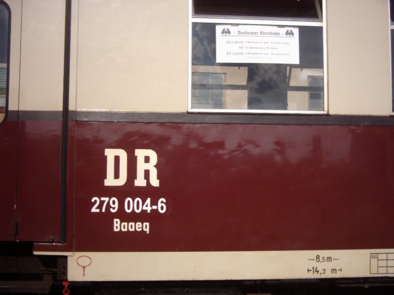Die Deutsche Bahn AG fhrte die Triebwagen mit der Baureihenbezeichnung ET/ES 479/879.6  Jetzt verkehren Sie wieder mit der alten Baureihenbezeichnung 279