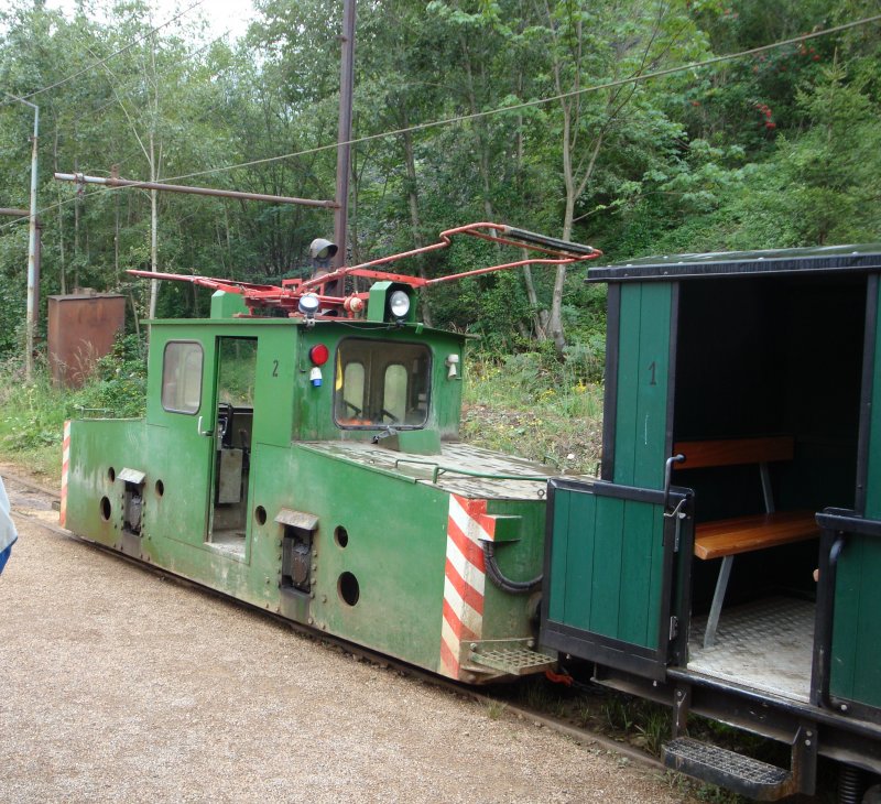 Die Erzbergbahn die in der Erzberg fhrt, in Eisenerz 
Bergwerkbahn