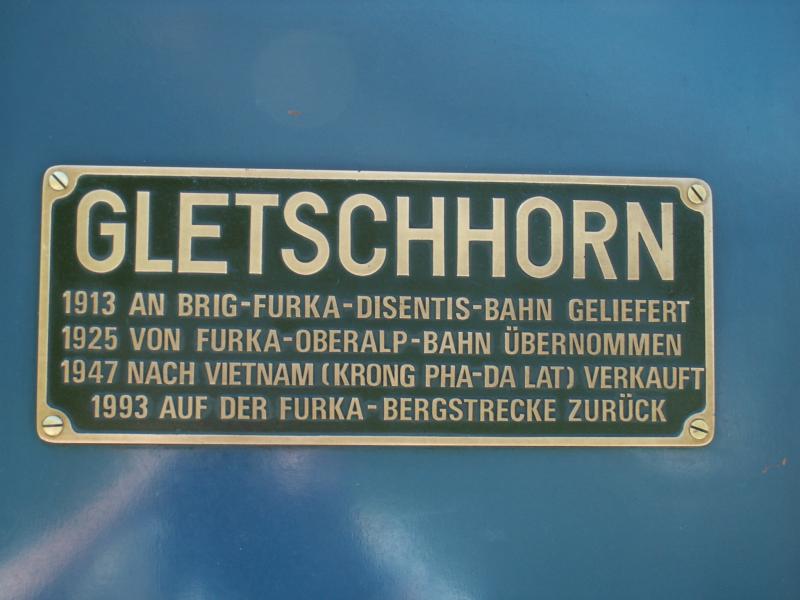 Die Geschichte der  Gletschhorn 