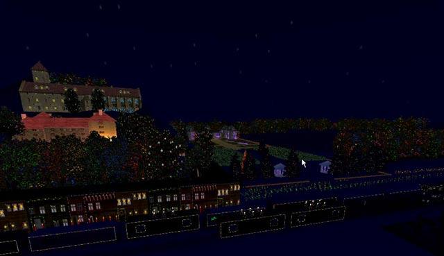 Die Idee, so etwas fr den MSTS zu bauen, ist mir nach einer Sendung von Eisenbahn- Romantik, gekommen. Hier wurde ber Christmastown, im Miniatur Wunderland in Hamburg berichtet.
Gre aus dem Weserbergland.
Bild1