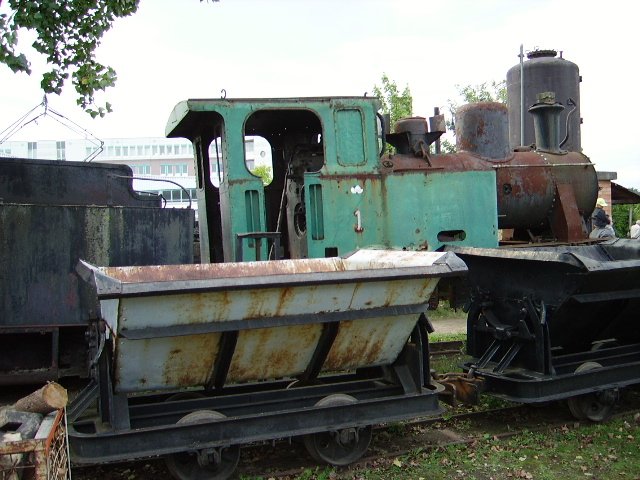 Die Indische Dampflok der Vereins die noch Aufgearbeitet werden muss. 