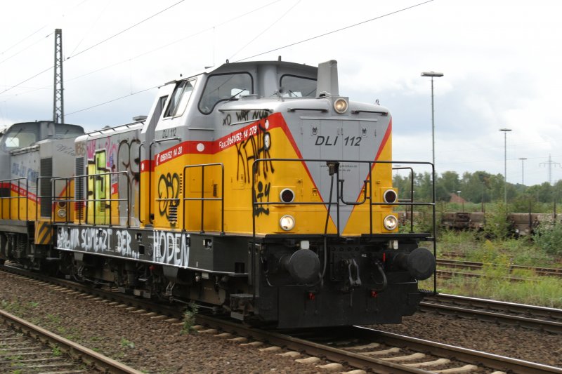 Die-Lei Lok 112 Goliath in Duisburg-Bissingheim