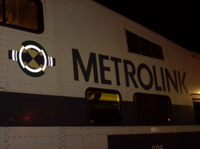 Die Metrolink in Kalifornien (Eisenbahn)
Die Station heit Riverside Downtown