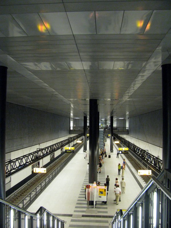 Die neue U 55 ( Kanzler U-Bahn ) Station Hauptbahnhof.