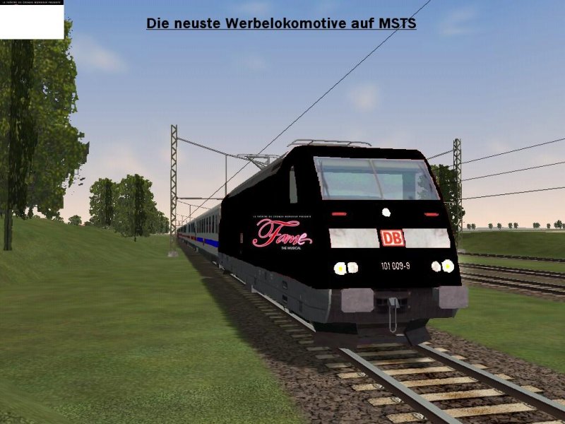 Die neuste Werbelok ist da! BR 101 009-9   :-D