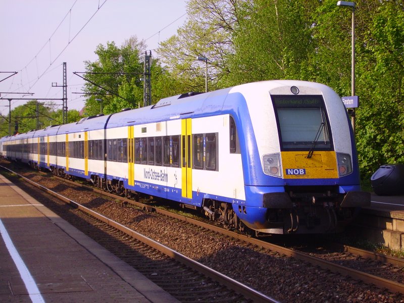 Die NOB beim Halt in Elmshorn am 07.05.08. 