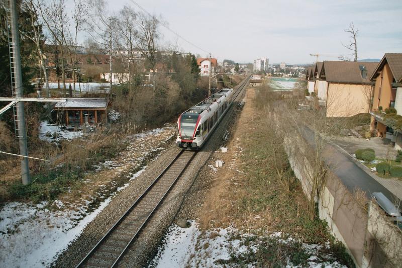 Die RABe 520 auf der Strecke Cham - Rotkreuz