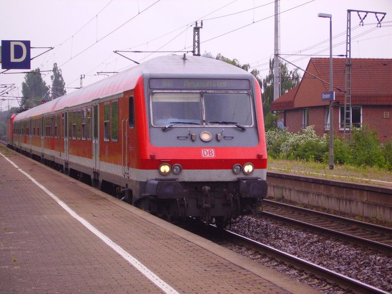 Die RB nach Neumnster fhrt in Elmshorn ein. 13.06.07