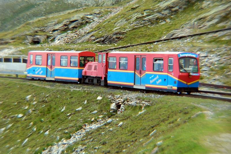 Die Reisseckbahn in sterreich, die angeblich hchstgelegene Bergbahn Europas. Krnten 2005.