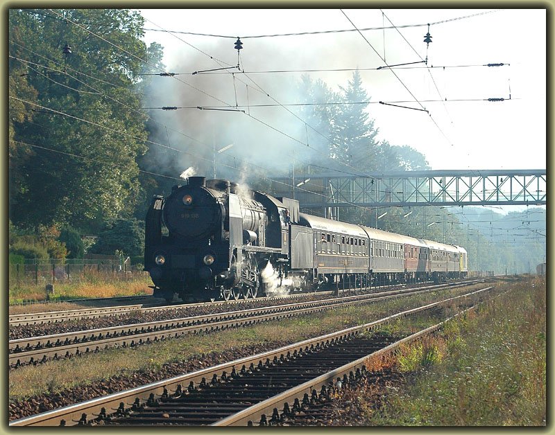 Die Rckreise des IGE Sonderzuges am 25.9.2006. Bis Melk wurde der Sonderzug R 16602 (Wien-West nach Hersbruck) von 919.138 der Fa. Brenner&Brenner gezogen. Die Aufnahme entstand bei der Durchfahrt in Tullnerbach-Pressbaum.