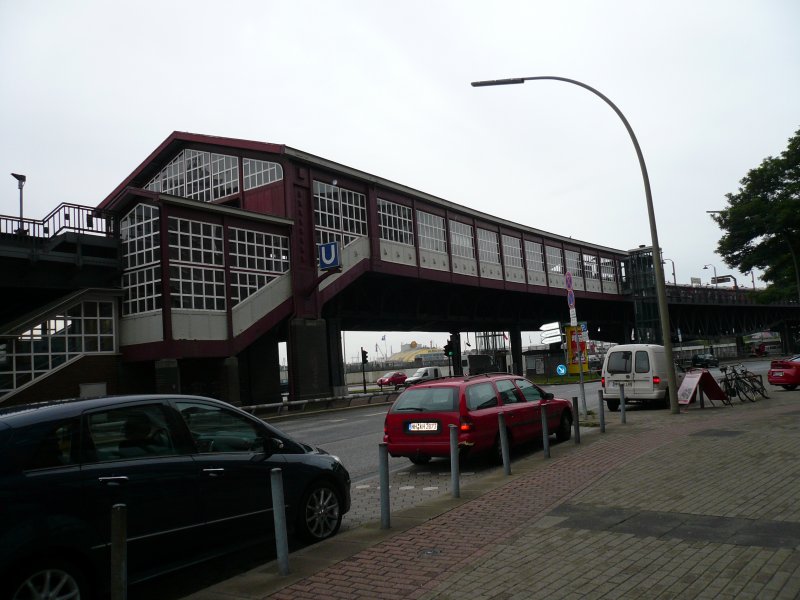 Die Station Baumwall am 29.7.2007