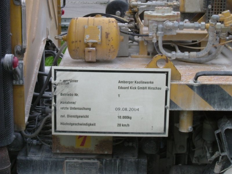 Die Technischen Daten des Zweiwegeunimog von AKW-Kick!