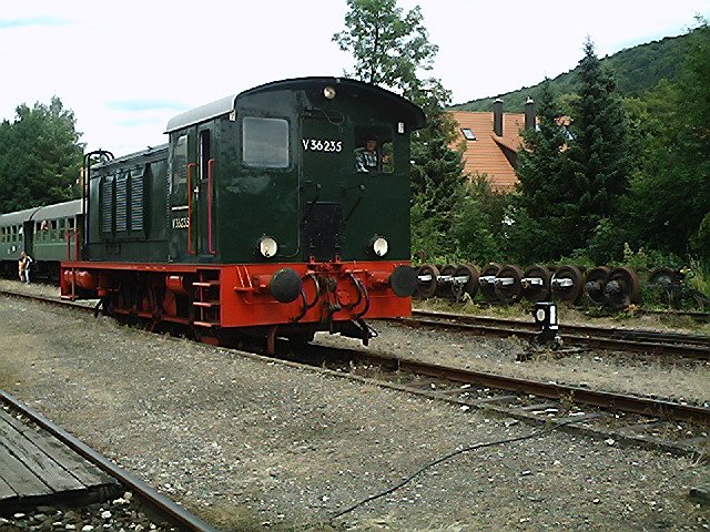 die V 36 der DFS bei der Fahrzeugparade am 8.7.2007