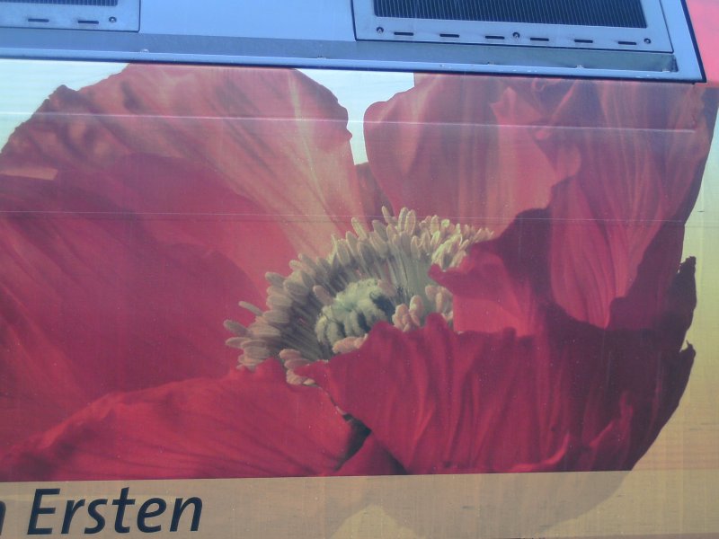 Die Werbung fr das ARD Buffet an 101.035-4