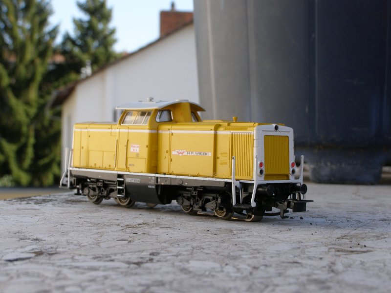 Die Wiebe V100  Wiebe Lok NR. 4  aus dem Hause Mrklin. War eine  Sonderanfertigung  und war nur in der groen Elektroladenkette Conrad erhltlich.