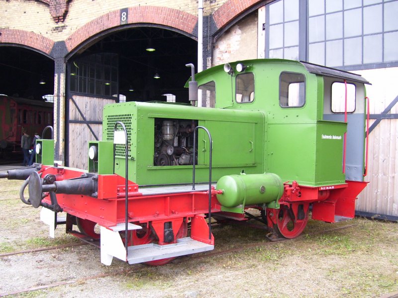 Die von Windhoff gebaute Vorserienen K im Eisenbahnmuseum BW Dresden Altstadt am 01.10.08. Sie wurde bei der DRG als K 0073 in Dienst gestellt.