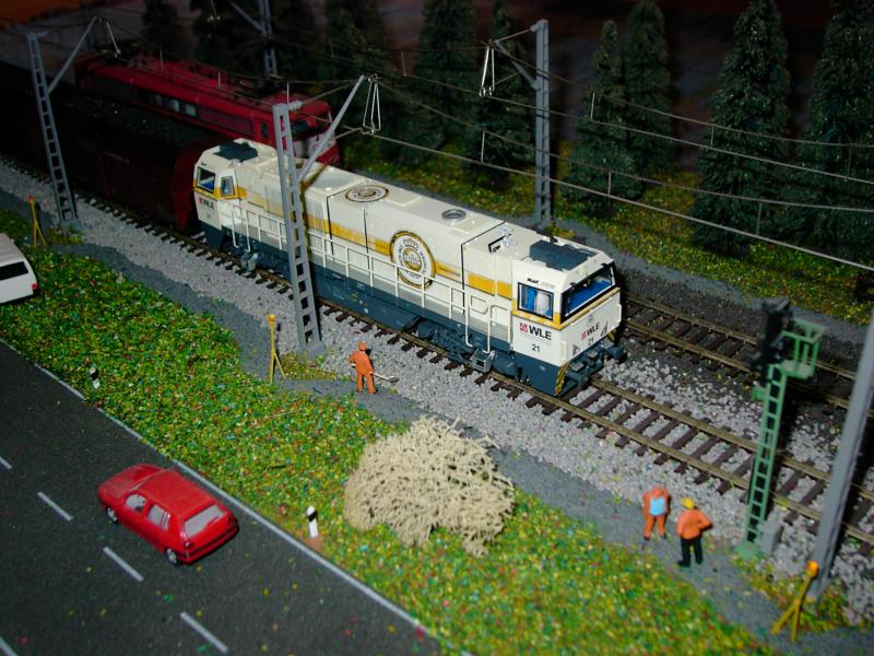 Die WLE Lok 21 (Warsteiner Lok) von Mehano ist ein Super Modell und sollte auf keiner Epoche V Anlage fehlen.