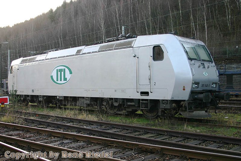 Diese 185 548-005 von ITL, wurde am 10.1.2007 in Bad Schandau gesehen.
