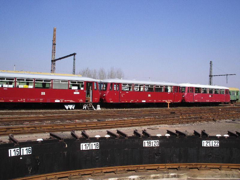 Diese 3teil. Ferkeltaxengarnitur prsentierte sich im SEM Chemnitz am 8.April06