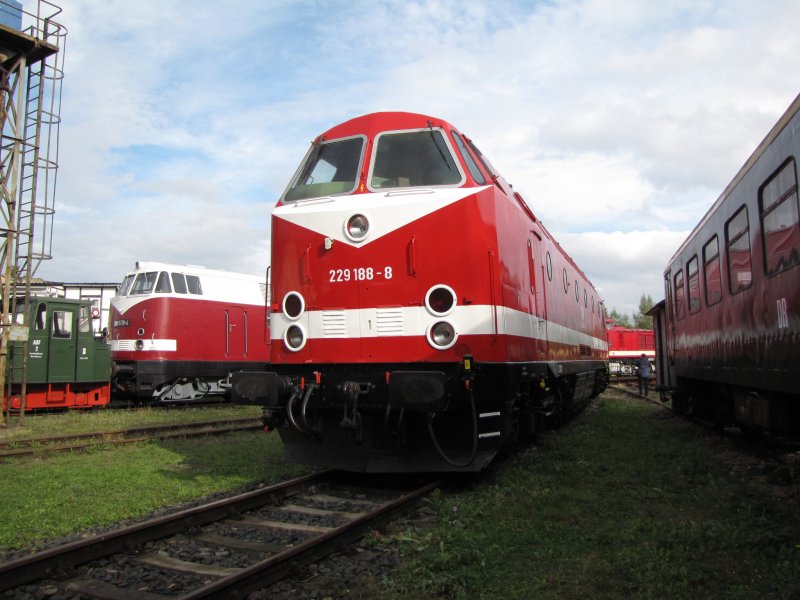 Diese BR 229 ist auch im Bw Museum Weimar zu Hause.