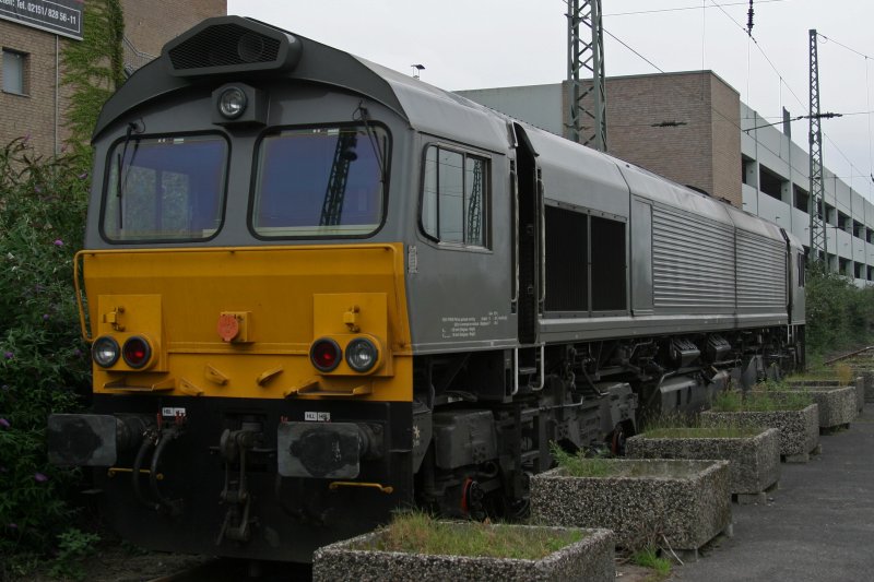 Diese Class 66 (ex ERS 6609) stand am 16.9.09 im Krefelder Hbf