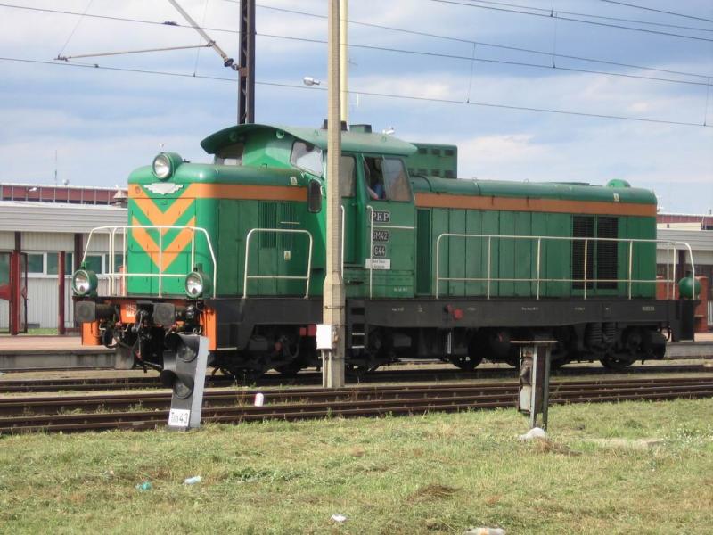 Diese polnische Lok wurde in der Nhe von Stettin fotografiert.