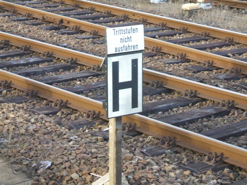 Diese Schilder sieht man in Hagen Hbf.(31.07.2007)