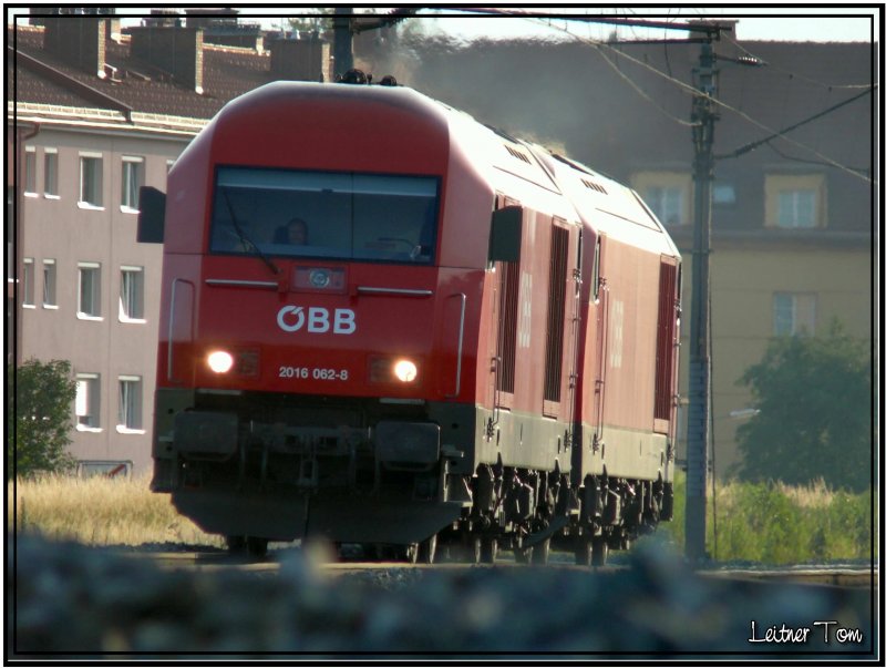 Dieselloks 2016 062 + 046 Hercules fahren von Zeltweg nach Knittelfeld 25.06.2007