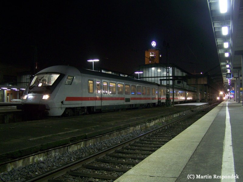 Dieser InterCity stand am 27.Dezember 2007 als Ersatzzug im Stuttgarter Hbf.