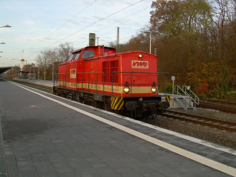 DL 3 der VWE (Verden/Walsroder Eisenbahn) am 28.11.2006 in Verden/Aller